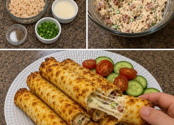 Keto Chicken Bacon Ranch Taquitos